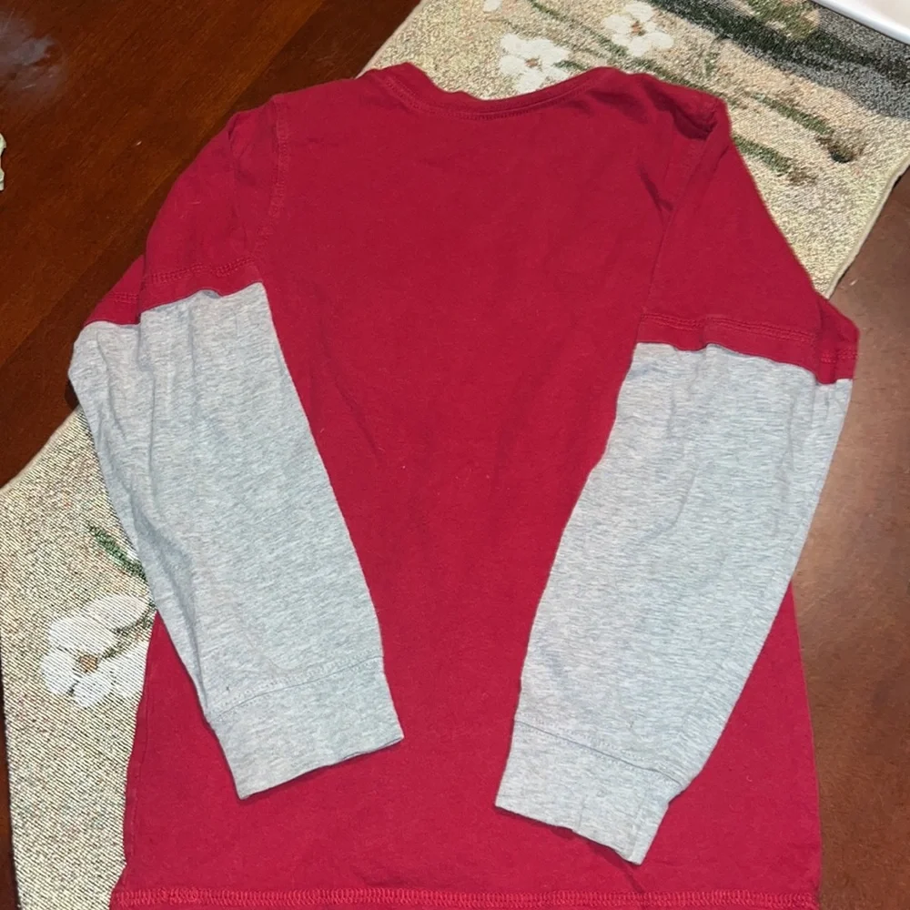 Carter’s future hero firefighter red and gray long sleeve T-Shirt sz 7 EUC